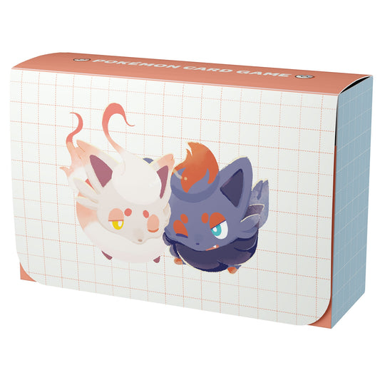 Pokémon TCG Double Deck Case – Zorua & Hisuian Zorua | Twin Tricksters Design