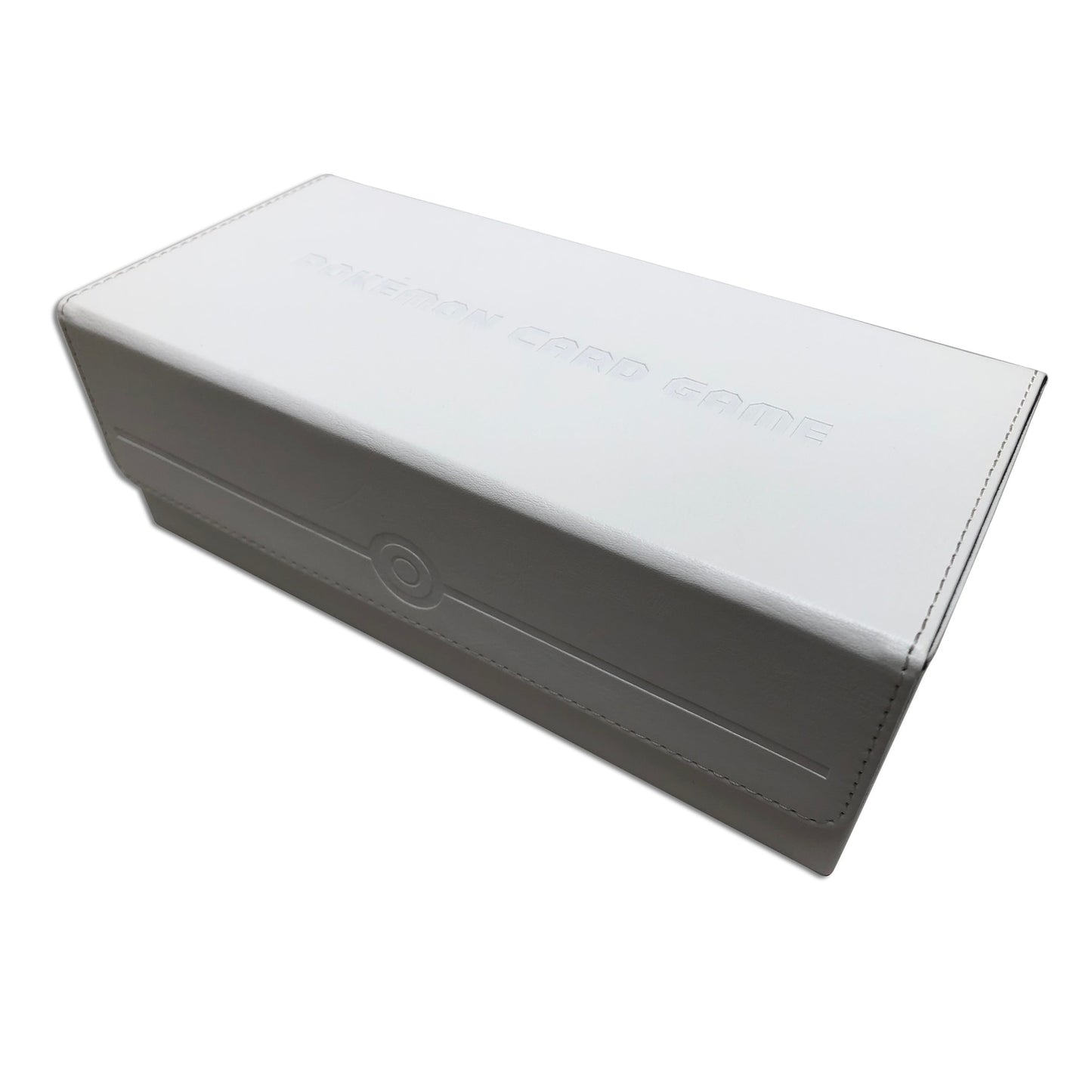 Pokémon TCG High-Class Long Card Storage Box “White” | Premium Leather-Style Finish | Holds 750+ Cards