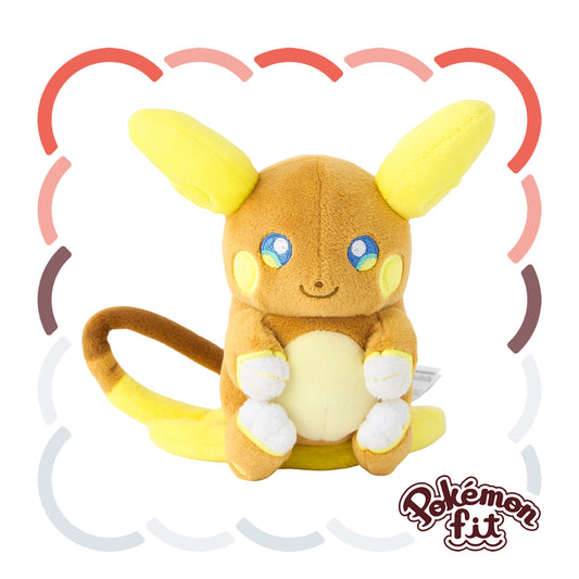 Pokémon Fit Plush - Alolan Raichu Palm-Sized Collectible