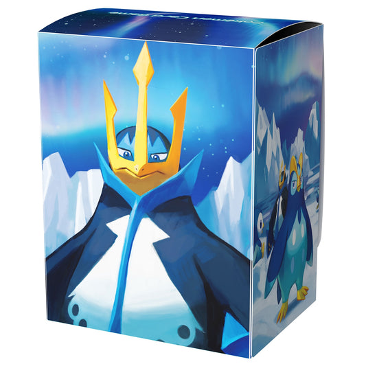 Pokémon TCG Deck Case – Piplup, Prinplup & Empoleon | Water-Type Evolution Design