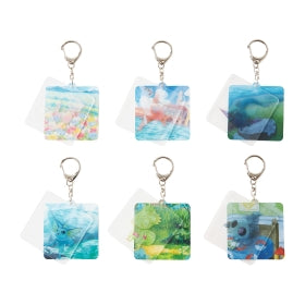 Pokémon “Invisible to Me” Acrylic Keychain Collection BOX | Full Set of 6 Transparent Pokémon Designs