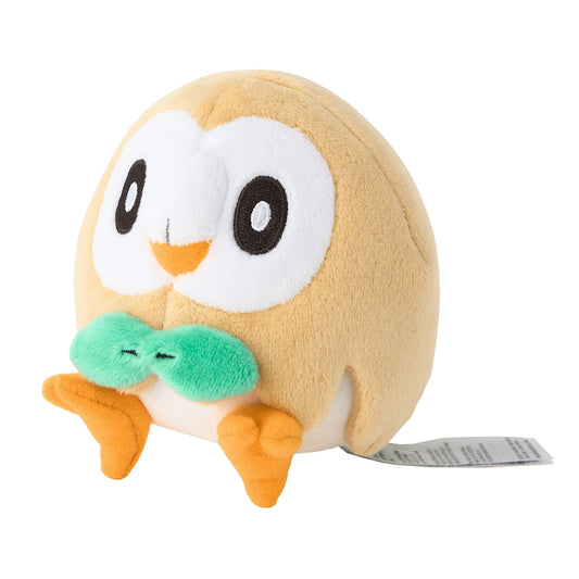 Pokémon Fit Plush - Rowlet (モクロー)  Adorable Alolan Starter Collectible