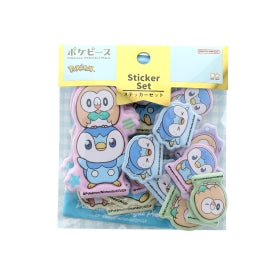 Pokémon PokéPeace Sticker Set | Piplup & Rowlet | Die-Cut Decorative Stickers