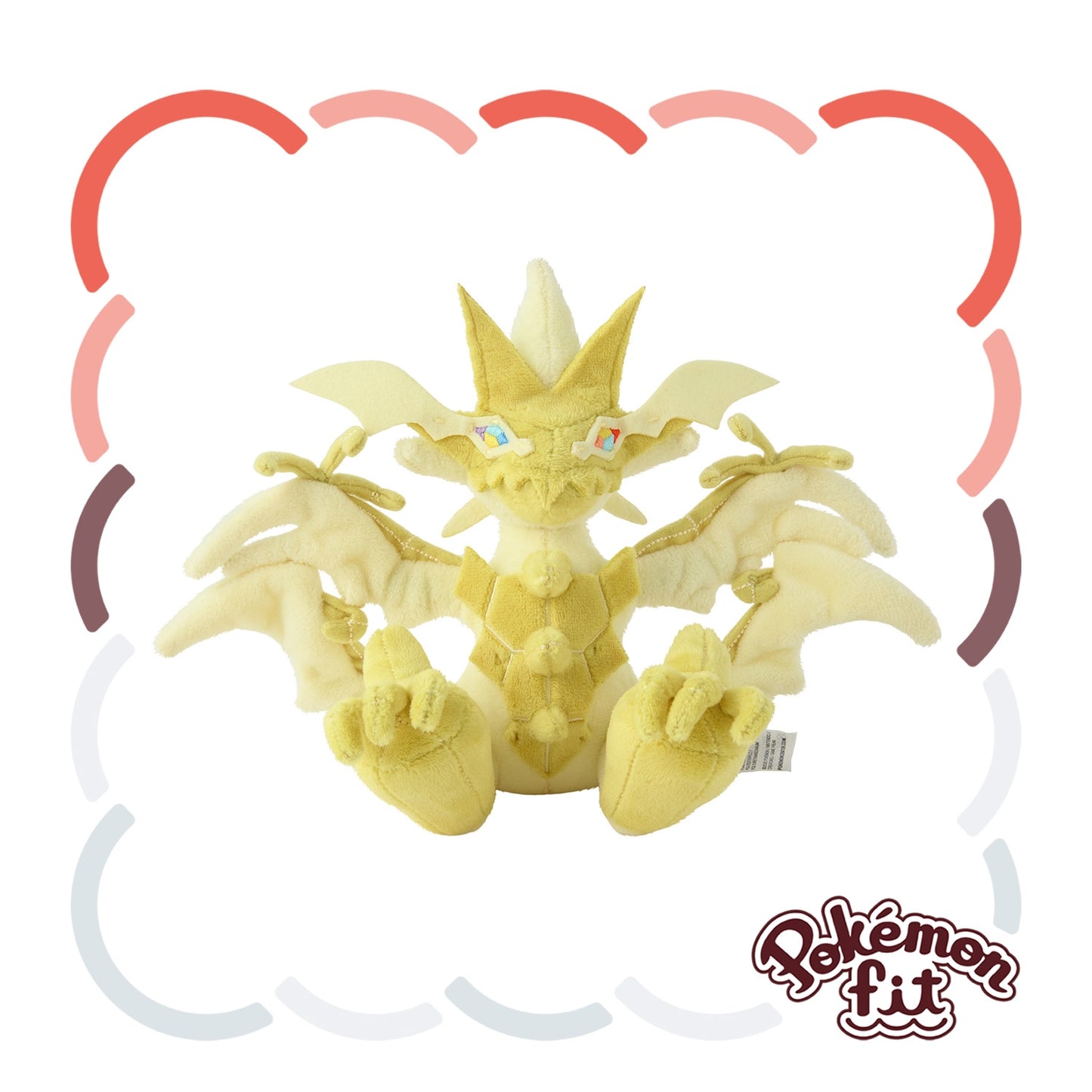 Pokémon Fit Ultra Necrozma Plush – Legendary Light Dragon Form (Palm-Sized Collectible)
