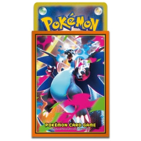 Pokémon TCG Deck Shield Sleeves – Mega Charizard X | 64-Pack Protective Card Sleeves