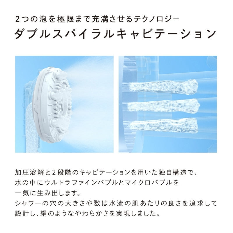 ReFa FINE BUBBLE PURE – Ultra-Fine Bubble Beauty Shower Head