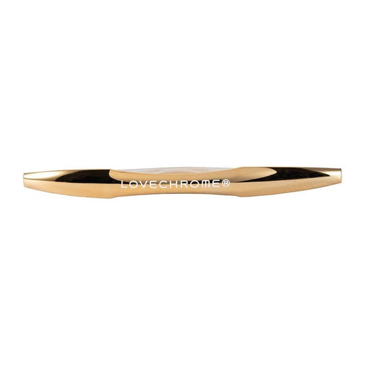 LOVE CHROME K24PG TSUKI – 24K Gold-Plated Compact Hair Comb (Pocket-Sized Luxury)