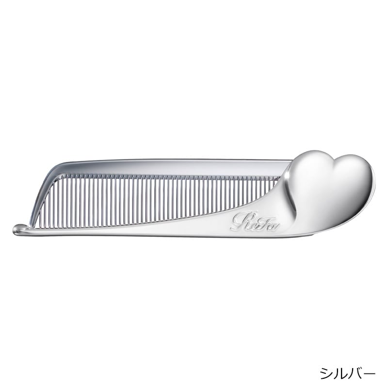 ReFa Heart Comb Aira – Foldable Styling Comb for Flyaways & Bangs (3 Luxe Colors)