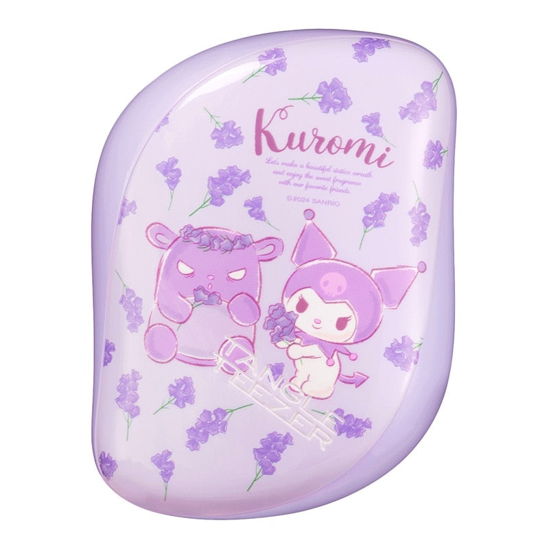 Tangle Teezer Compact Styler - Kuromi Flower Wreath (Limited Edition Sanrio Collaboration)