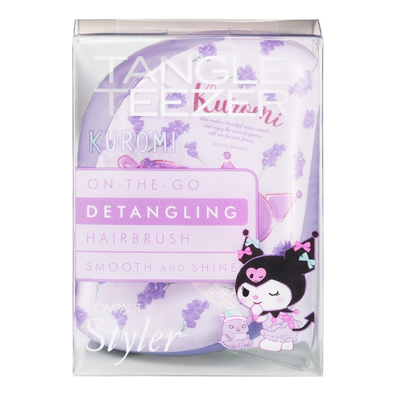 Tangle Teezer Compact Styler - Kuromi Flower Wreath (Limited Edition Sanrio Collaboration)