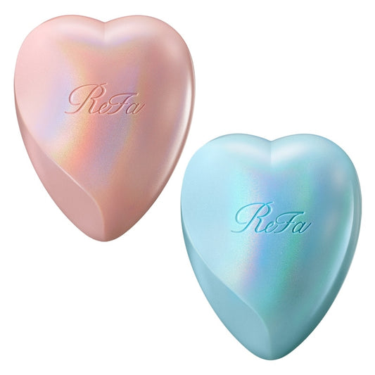 ReFa Heart Brush – Unicorn Pink & Blue (Detangling & Shine Enhancing Hair Brush)
