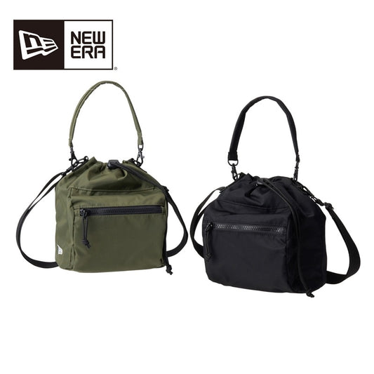 New Era Drawstring Bag – 2-Way Adjustable Pouch (Olive/Black)