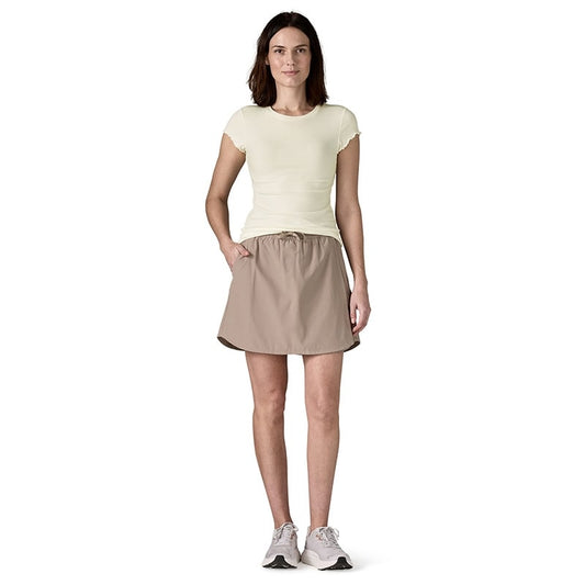 Patagonia Women's Rib-Knit Top – Slim Fit, Sustainable TENCEL™ Lyocell Blend – White – Size S