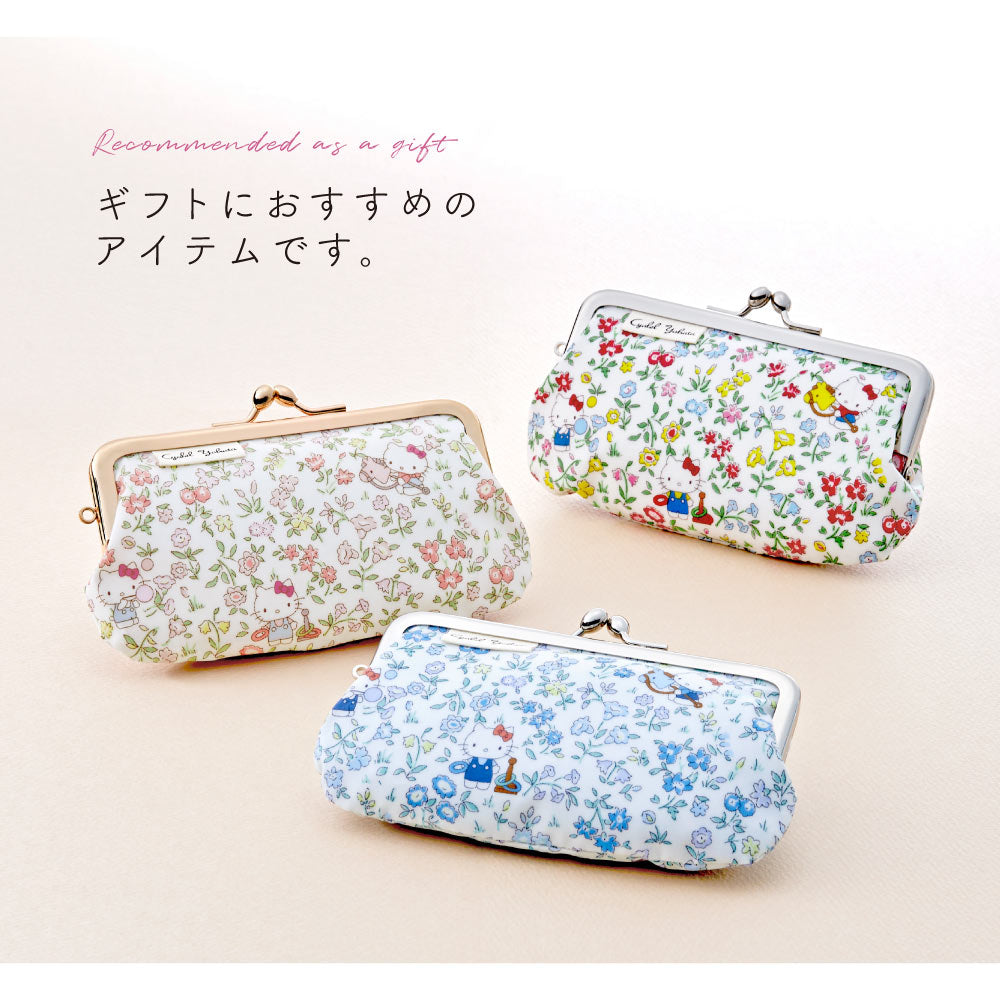 Sanrio Characters Liberty Print Mini Pouch | Hello Kitty 50th Anniversary Coin Case & Multi-Purpose Accessory Holder