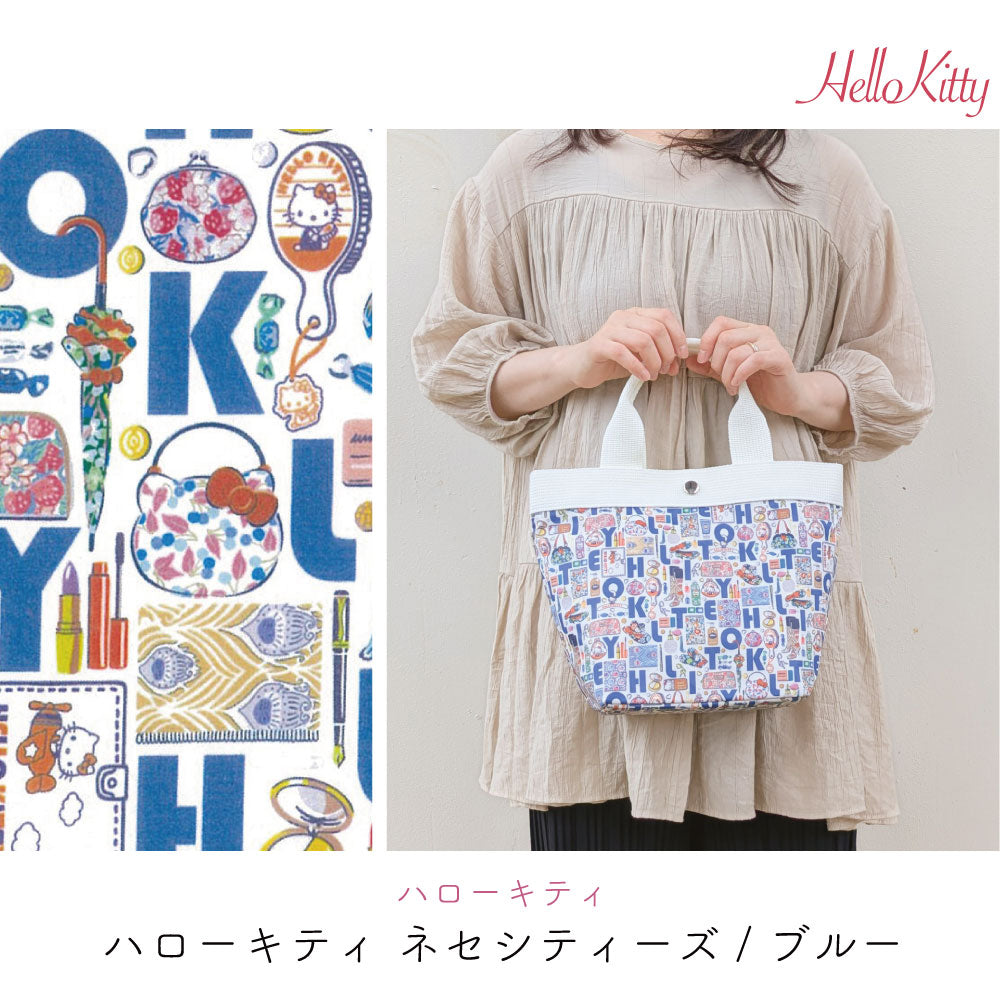 Sanrio Characters × Liberty Print Mini Tote Bag S | Made in Japan | Hello Kitty, My Melody & Little Twin Stars