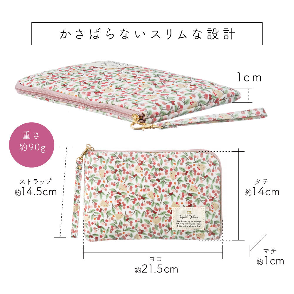 Sanrio Characters Multi Case | Liberty Print Organizer | Mother & Child Handbook, Medicine Notebook, Passport, or Bankbook Case | Hello Kitty, My Melody, Little Twin Stars