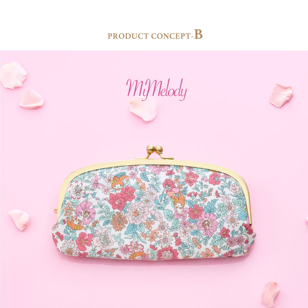 Sanrio Characters Long Wallet with Kiss Lock | Made in Japan | Hello Kitty, My Melody, Little Twin Stars